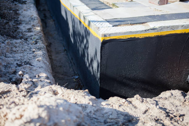 Residential Exterior Waterproofing installation at a Riverton, NJ home by SJ Waterproofing Pros